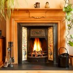 Cosy,Winter,Living,Room,Fireplace,,With,Open,Fire,With,Real