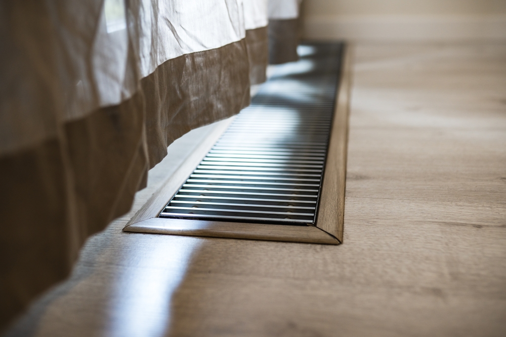 A,Forced,Air,Furnace,Closeup.,Heating,System,For,House,Or